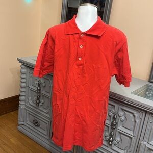 Porsche Car Lover Small Red Mens Polo
